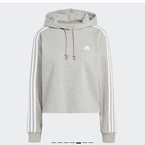 Adidas cropped hoodie, size M